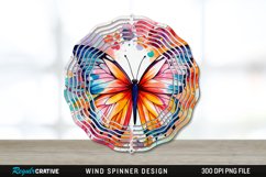 Butterfly Wind Spinner Sublimation PNG Design Product Image 1