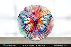 Butterfly Wind Spinner Sublimation PNG Design Product Image 1