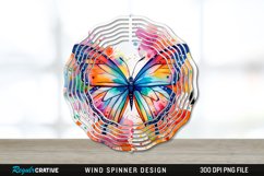 Butterfly Wind Spinner Sublimation PNG Design Product Image 1