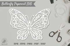Butterfly Papercut Cricut SVG 1 Product Image 1