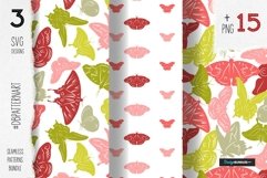 Butterfly seamless pattern bundle spring summer mood Product Image 2