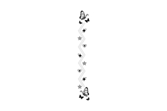 Butterfly pattern art illustration black element concept Product Image 1