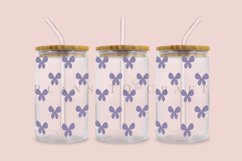 butterfly pattern libbey beer can glass full wrap svg presized template for 16oz and 20oz glass for Cricut Silhouette and sublimation