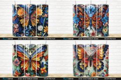 3D Butterfly Quilling Floral Insulated Tumbler Wrap Bundle Product Image 7