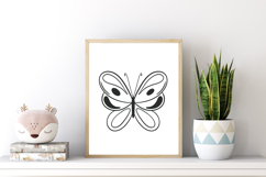 Butterfly silhouette SVG | Cute moths clipart Product Image 2