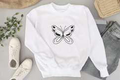Butterfly silhouette SVG | Cute moths clipart Product Image 3