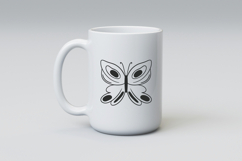 Butterfly silhouette SVG | Cute moths clipart Product Image 4