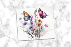 Butterfly 20 oz Skinny Tumbler Design Product Image 3