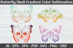 Butterfly Skull Gradient Color Sublimation Bundles Product Image 1