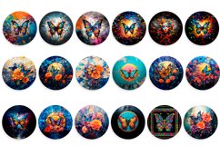 Butterfly Wind Spinner Bundle | Butterfly Sublimation Design Product Image 4