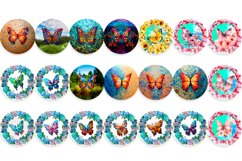 Butterfly Wind Spinner Bundle | Butterfly Sublimation Design Product Image 7