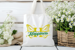 Butterfly Split SVG Monogram Alphabet Product Image 4