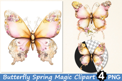 Butterfly Spring Magic Clipart Product Image 1