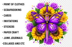 Butterfly Sublimation Clipart Product Image 2