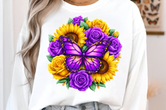 Butterfly Sublimation Clipart Product Image 3