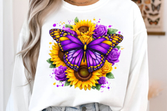 Butterfly Sublimation Clipart Product Image 3