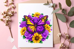 Butterfly Sublimation Clipart Product Image 5