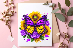 Butterfly Sublimation Clipart Product Image 5