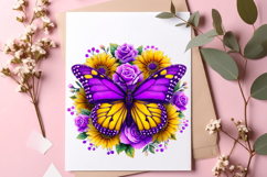 Butterfly Sublimation Clipart Product Image 5