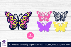 butterfly-svg-decorative-animal-animal svg-3d butterfly-3d layered-papercut file-cute animal
