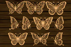 Butterfly SVG File, Laser Cut Filigree Design Product Image 2