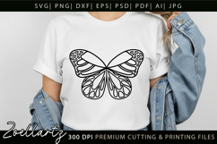 Butterfly SVG PNG EPS Breast Cancer Awareness SVG For Cricut Product Image 4