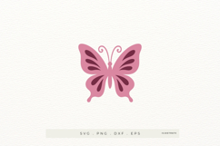 Butterfly SVG Cut File Nature &amp; Whimsical Design Product Image 1