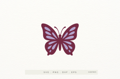 Butterfly SVG Cut File Nature &amp; Whimsical Design Product Image 1