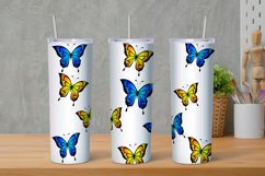 Butterfly Tumbler Wrap, Tumbler Sublimation, 20 Oz Tumbler Product Image 1