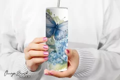 Butterfly Tumbler Sublimation Designs Skinny Tumpler Wrap
