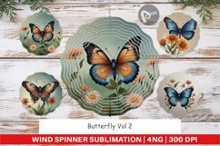 Wind Spinner Butterfly illustration Product Image 1