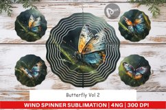 Wind Spinner Butterfly Illustration Product Image 1