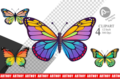 Spring Butterfly Clipart Product Image 1