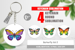 Keychain Spring Butterfly Product Image 1
