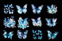 Watercolor Butterflies for Sublimation, Flower PNG Product Image 3