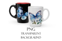 Watercolor Butterflies for Sublimation, Flower PNG Product Image 5
