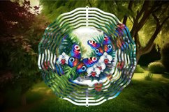 Butterfly Wind Spinner Bundle - Flowers Spinner Sublimation