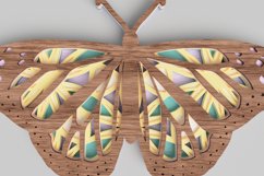 Summer laser cut file - Layered Butterfly Product Image 5