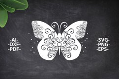 Mandala Butterfly Svg | Butterfly Cut File Product Image 4