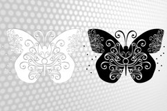Mandala Butterfly Svg | Butterfly Cut File Product Image 3