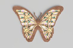 Summer laser cut file - Layered Butterfly Product Image 1