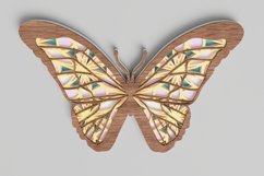 Summer laser cut file - Layered Butterfly Product Image 3