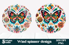 Butterfly wind spinner | Flower spinner | Summer spinner Product Image 1