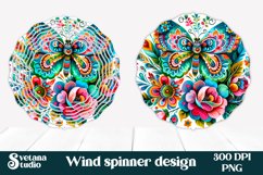 Butterfly wind spinner | Flower spinner | Summer spinner Product Image 1