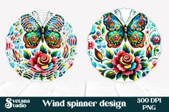 Butterfly wind spinner | Flower spinner | Summer spinner Product Image 1