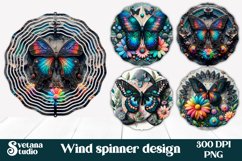 Butterfly wind spinner | Flower spinner | Summer spinner Product Image 1