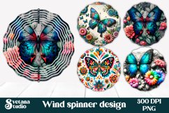 Butterfly wind spinner | Flower spinner | Summer spinner Product Image 1