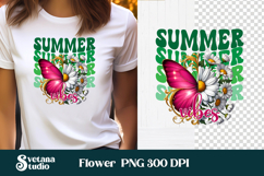 Summer vibes butterfly clipart | Butterfly sublimation Product Image 1
