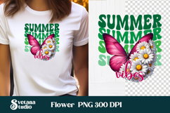 Summer vibes butterfly clipart | Butterfly sublimation Product Image 1