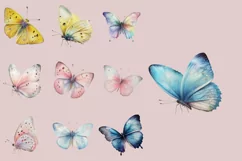 Butterfly Clipart | Watercolor Clipart PNG Product Image 2